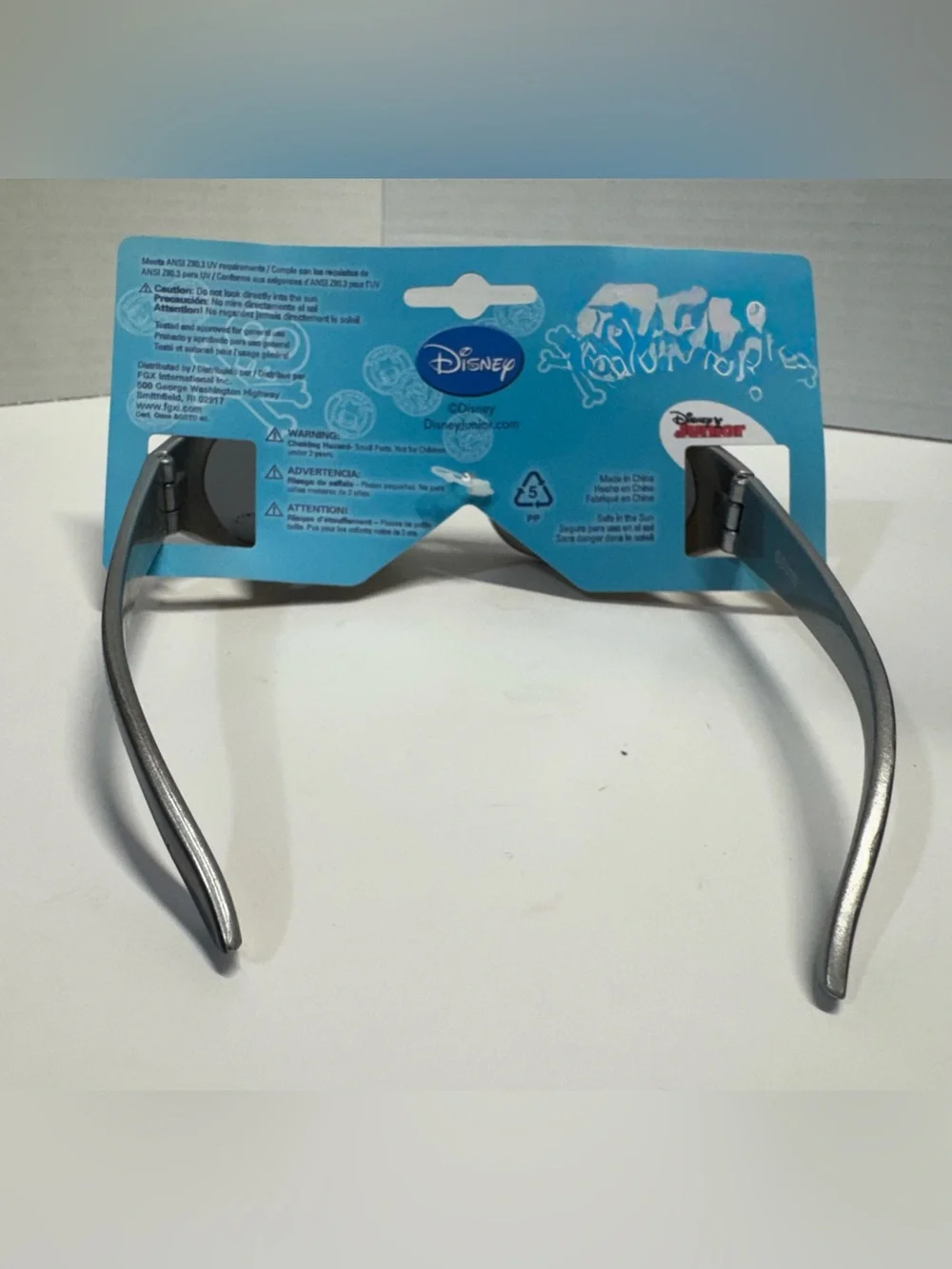Disney “Jake Neverland Pirates” Silver Kids Sunglasses with Dark Lenses